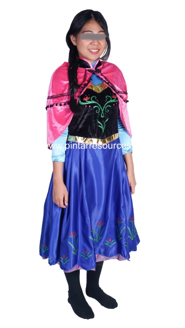 Adult Princess Anna Fairy-tale Costume - Pintar Resources